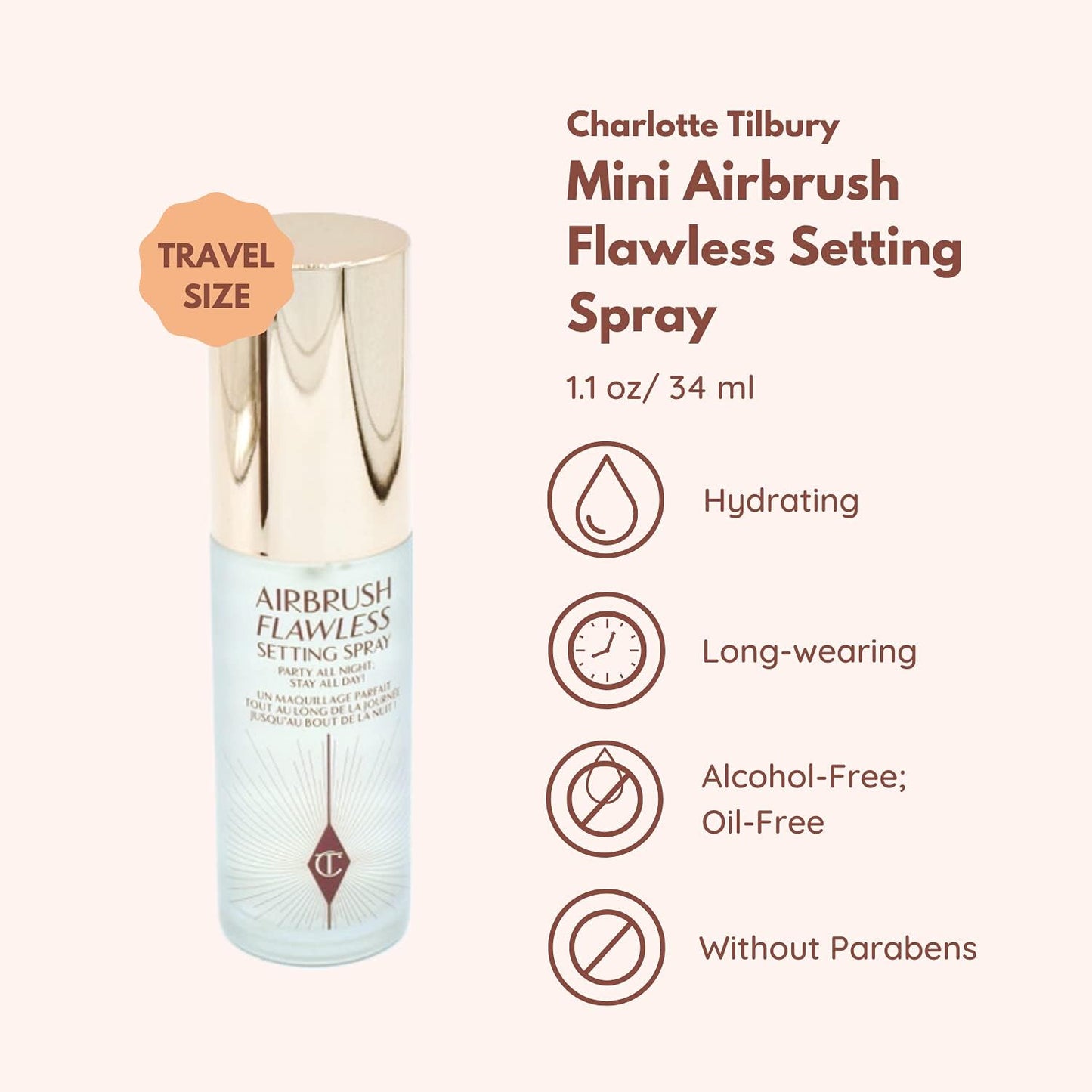 Charlotte Tilbury Airbrush Setting Spray (32 ml)